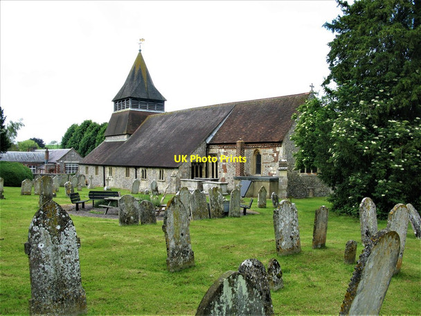 Photo 6"x4" Church of St Peter and St Paul, King's Somborne Furzedown\/SU3629 c2019