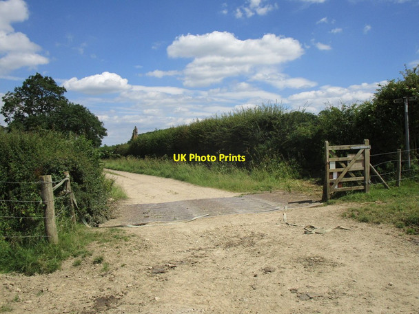 Photo 6"x4" Cattle grid on Colsterworth Lane Birkholme\/SK9723 c2019