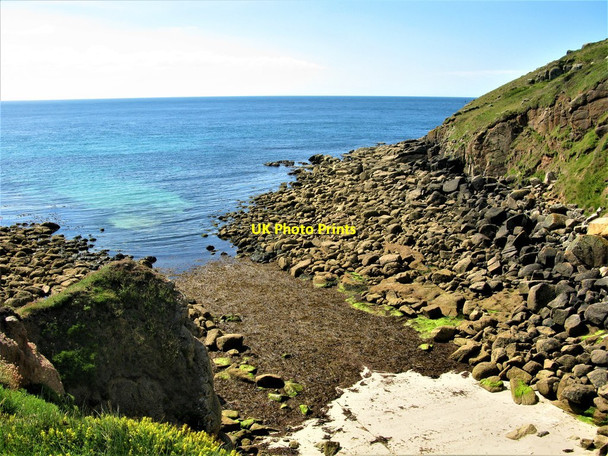 Photo 6"x4" Small Cove at Porthgwarra Porthgwarra c2019