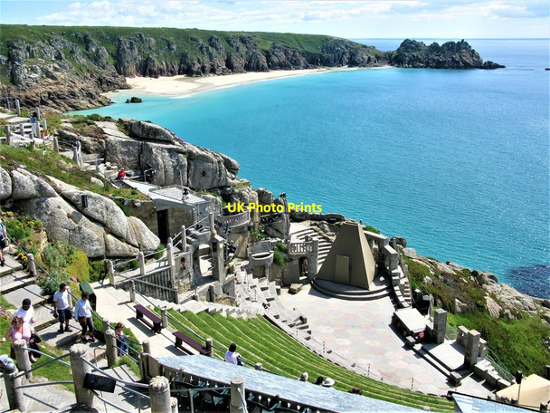 Photo 6"x4" Minack Theatre and Porth Curno Porthcurno c2019