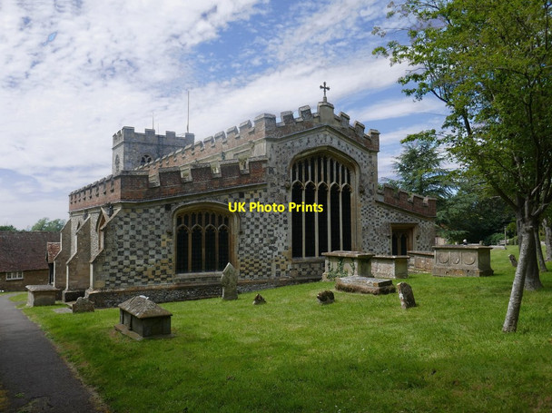 Photo 6"x4" Ewelme parish church: the east end Ewelme c2019