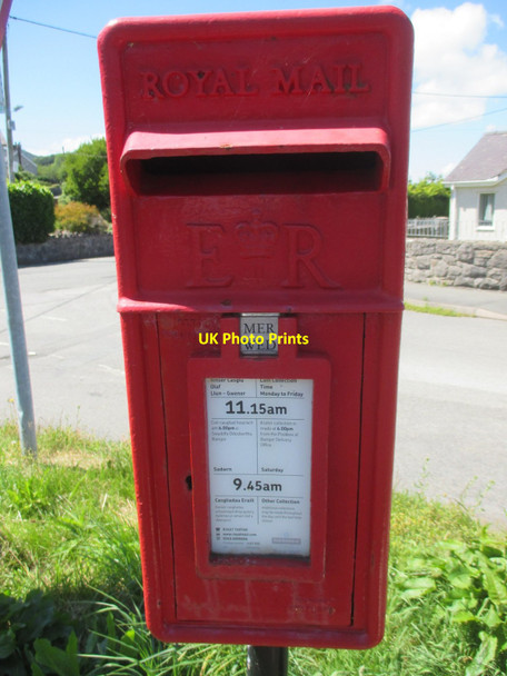 Photo 6"x4" Elizabeth II post box, Tregarth Tregarth c2019