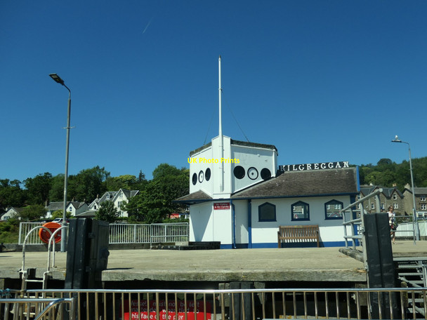 Photo 6"x4" Waiting room and signal tower, Kilcreggan Pier Cove\/NS2282 c2019