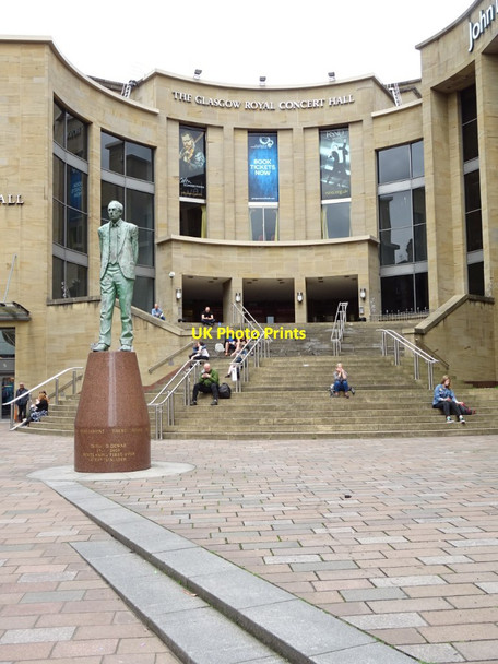 Photo 6"x4" Statue of Donald Dewar Glasgow c2019