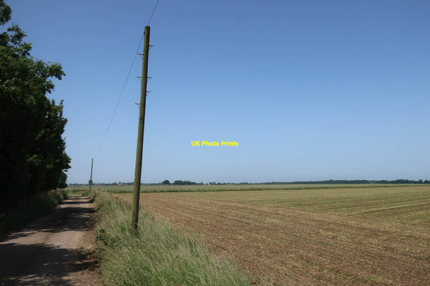 Photo 6"x4" Bridleway and field Sutton Corner c2019