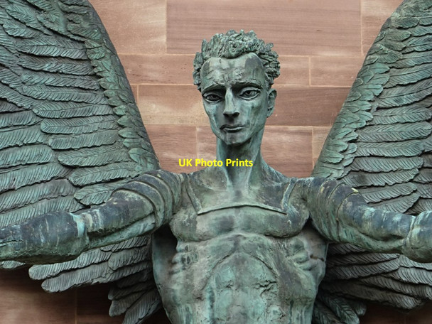 Photo 6"x4" St Michael and the Devil Coventry c2019