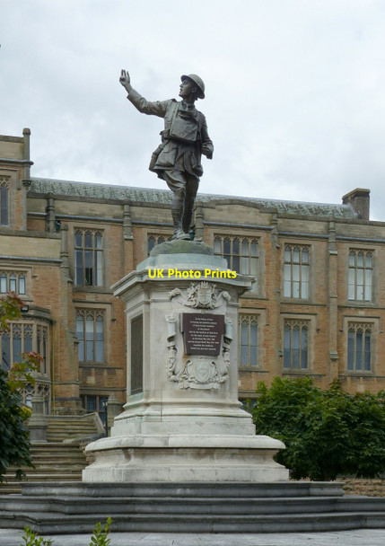 Photo 6"x4" Nottingham High School, war memorial Nottingham\/SK5641 c2019