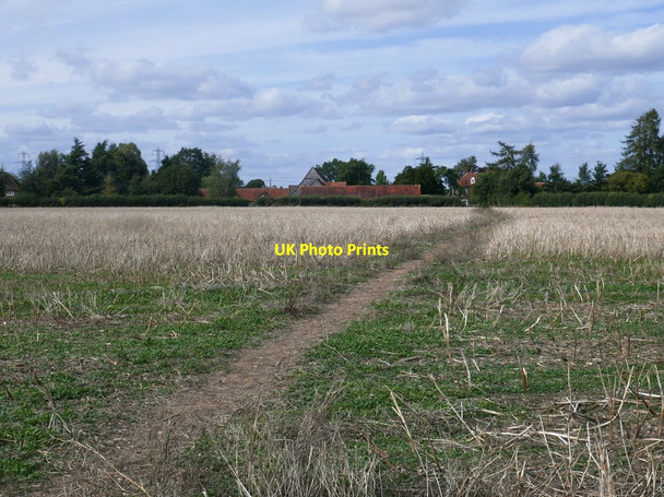 Photo 6"x4" Upper Basildon: path to Woodgreen Farm New Town\/SU6075 c2019