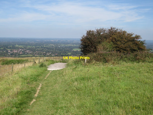 Photo 6"x4" Path on the South Downs, near Ditchling Beacon Westmeston c2019 P2