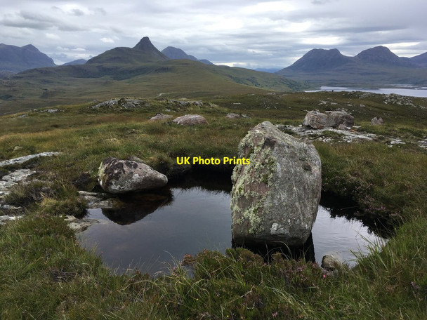 Photo 6"x4" Erratic in its own pond Badnagyle c2019
