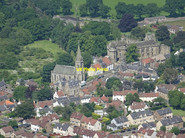 Photo 6"x4" Falkland viewed from East Lomond Falkland c2019