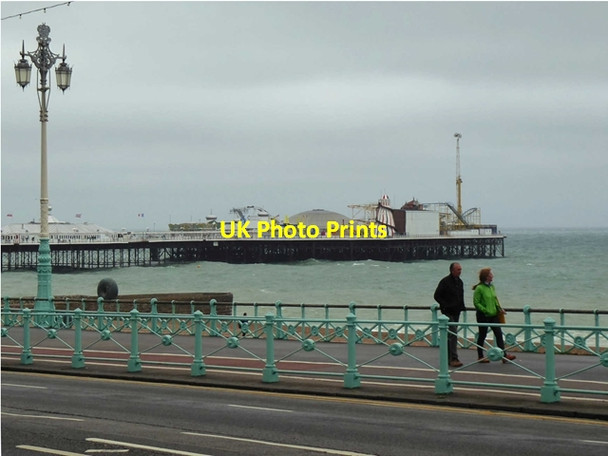 Photo 6"x4" Brighton Pier Kemp Town c2019