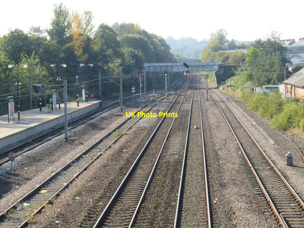 Photo 6"x4" Railway tracks at Pelaw, near Gateshead Hebburn c2019