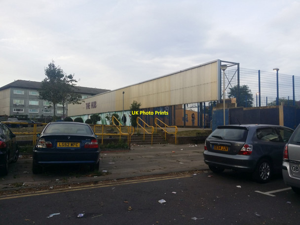 Photo 6"x4" Entrance to The Hub sports centre, Hounslow Feltham\/TQ1073 c2019