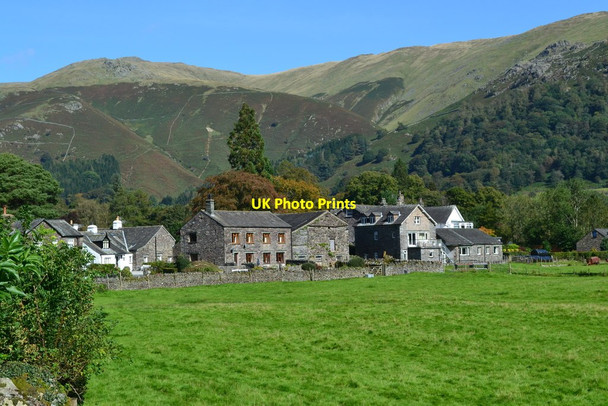 Photo 6"x4" Houses on the edge of Grasmere Grasmere\/NY3307 c2019