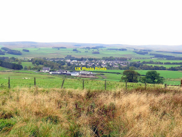 Photo 6"x4" Otterburn from north-east Otterburn\/NY8893 c2019