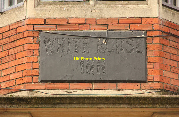 Photo 6"x4" Ghost sign - White Horse Inn Lincoln c2019