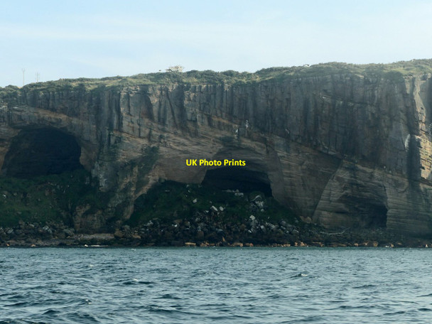 Photo 6"x4" Cliffs near the Gordonstoun Tower Covesea c2019