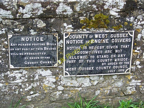 Photo 6"x4" Notices, Stedham Midhurst c2009