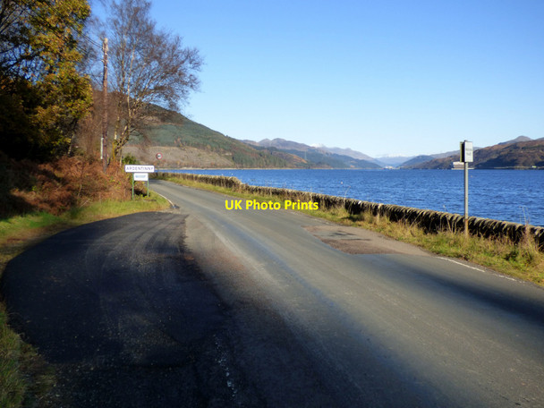 Photo 6"x4" Ardentinny village sign Ardentinny c2019