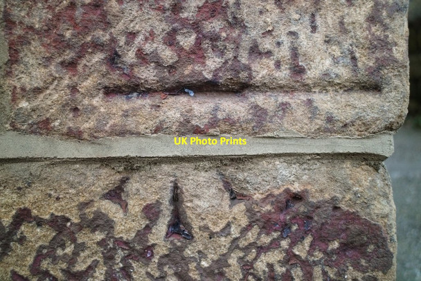 Photo 6"x4" Cut Bench Mark, 14 Manor Square Otley\/SE2045 c2019