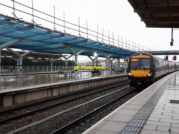 Photo 6"x4" Derby station - Turbostar to Cardiff Derby\/SK3535 c2019