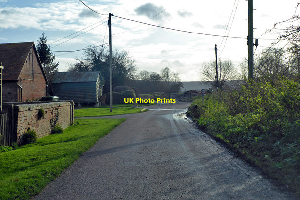 Photo 6"x4" Lane by Village Farm, Emmington Emmington c2019