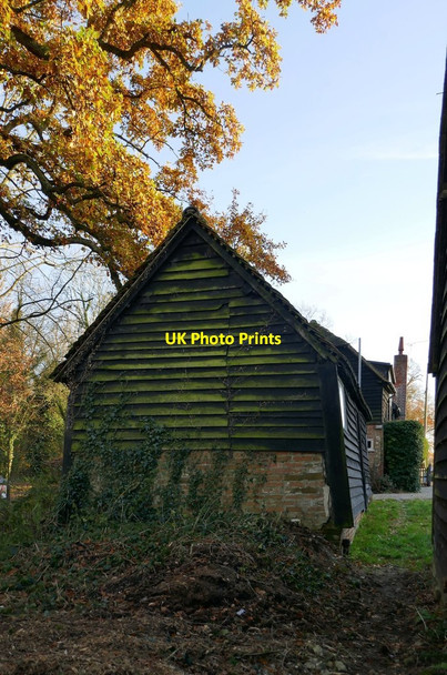Photo 6"x4" Farm outbuildings at Poplars Farm Lyde Green\/SU7057 c2019