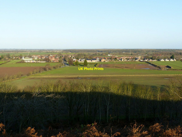 Photo 6"x4" Hambleton village from The Hough Hambleton\/SE5530 c2019