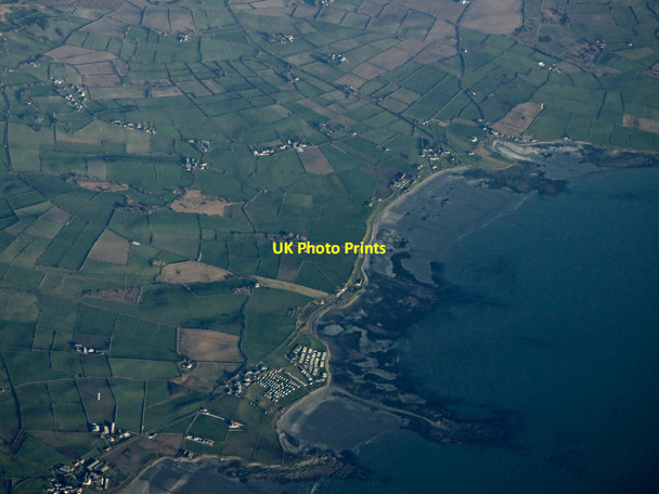 Photo 6"x4" Rathmullen Point and Minerstown from the air Killough c2019 P1