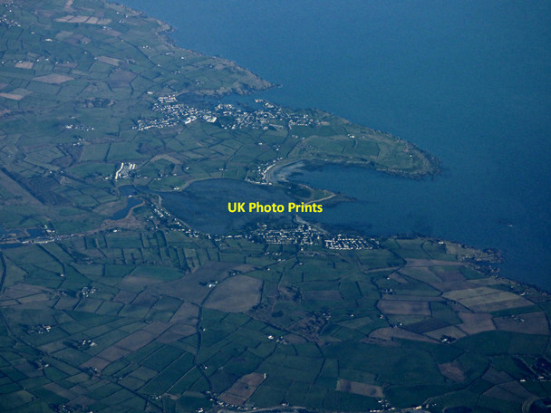 Photo 6"x4" County Down coast from the air Killough c2019