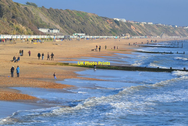Photo 6"x4" Boscombe beach, from the pier Boscombe\/SZ1191 c2019