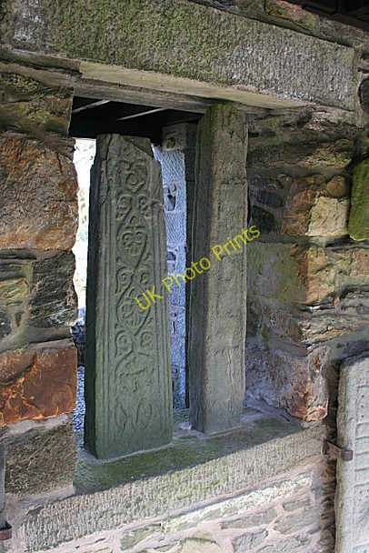 Photo 6"x4" Kilberry Cross-slab Kilberry\/NR7164 c2009