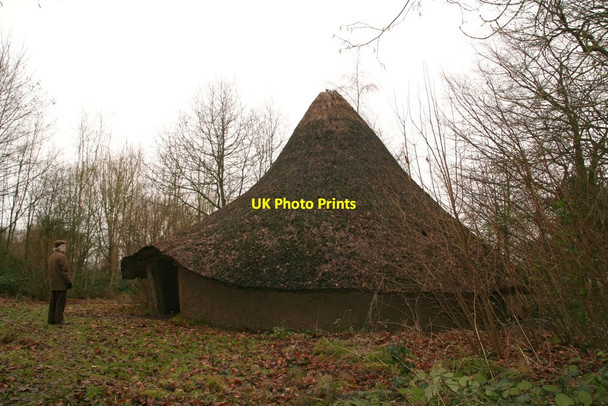 Photo 6"x4" Iron-age roundhouse reconstruction, Lincs Rural Activities Centre, Kenwick, Louth (1) Little Cawthorpe c2019