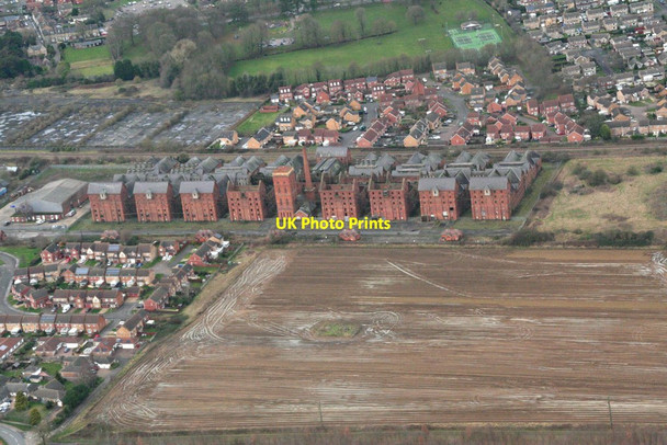 Photo 6"x4" Bass maltings, Sleaford: aerial 2020 Sleaford\/TF0645 c2020