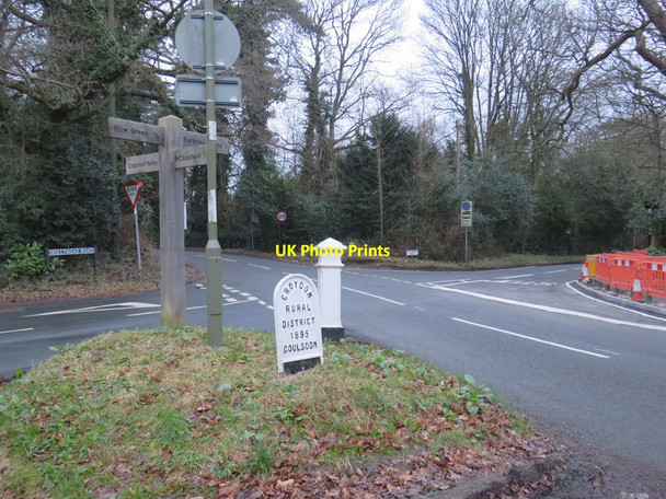 Photo 6"x4" Posts and markers near Chipstead Coulsdon c2020