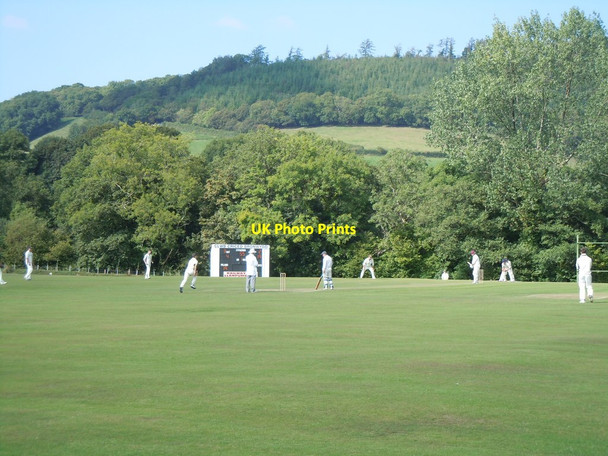 Photo 6"x4" Criced Bronwydd Arms cricket Bronwydd Arms c2014