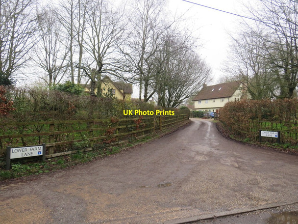 Photo 6"x4" Lower Farm Lane, East End, near Furneux Pelham Barleycroft End c2020
