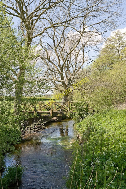 Photo 6"x4" Footbridge over Wallington River Boarhunt c2009