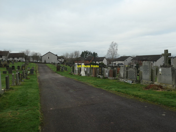 Photo 6"x4" North end, St Andrew's Roman Catholic cemetery Dumfries c2020