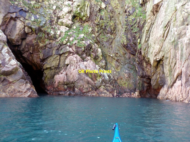 Photo 6"x4" NW entrance to the Cave of Bomahoy from close to Sandfordhill c2018