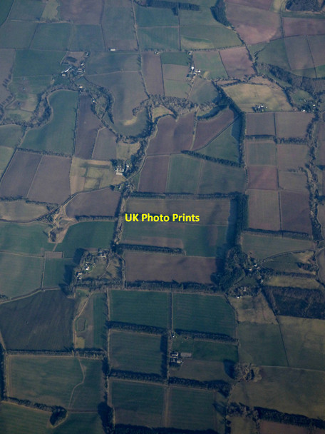 Photo 6"x4" Belses Muir from the air Old Belses c2020