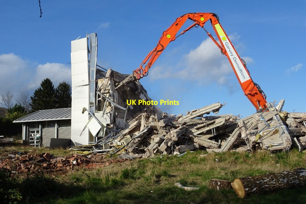 Photo 6"x4" Demolition work on former Qinetiq site - 12 February Great Malvern c2020 P3