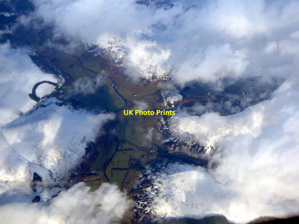 Photo 6"x4" The River Tweed from the air Stanhope\/NT1229 c2020