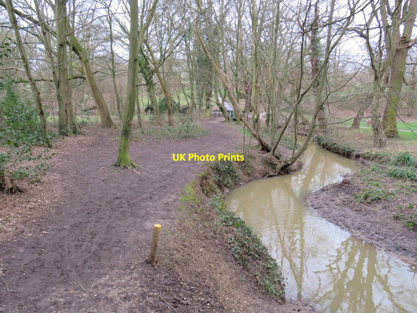 Photo 6"x4" Path alongside Turkey Brook, near Enfield Enfield\/TQ3396 c2020