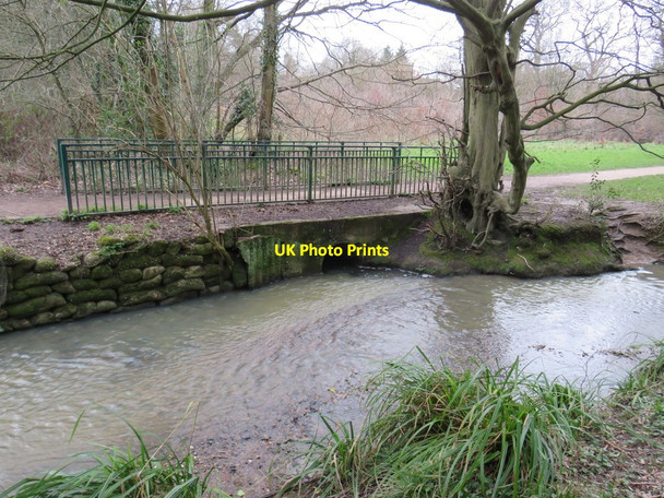 Photo 6"x4" Bridge over a drain in Hilly Fields Park, near Enfield Enfield\/TQ3396 c2020