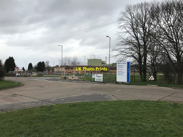 Photo 6"x4" Entrance to Gypsum Works East Leake c2020