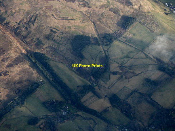 Photo 6"x4" Garvald from the air Dunsyre c2020
