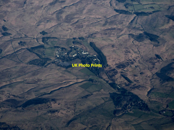 Photo 6"x4" Otterburn Camp from the air Otterburn\/NY8893 c2020