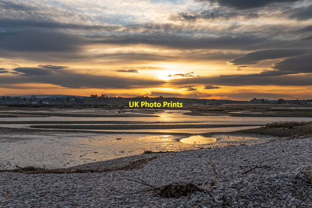 Photo 6"x4" Sunset Spey Bay Nature Reserve Tugnet c2020